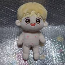 20cm bts suga doll with cat clothes