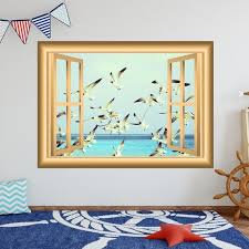 Scenic Landscape Wallpaper Fake Window