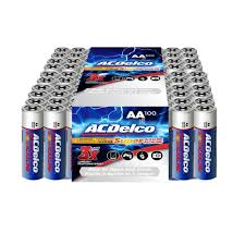 Acdelco 100 Of Aa Super Alkaline Batteries With Recloseble