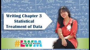 writing chapter 3 statistical treatment