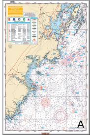Casco Bay To Saco Bay Maine Nautical Chart