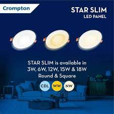 Star Slim Recessed Led Panel Crompton