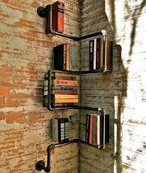 Funky Wall Mounted Corner Bookcase