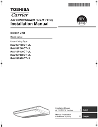 toshiba carrier rav sp180ct ul