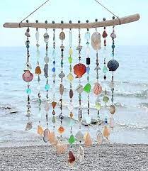 Sea Glass Seass Beads Driftwood