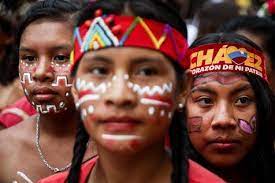 Indígenas venezolanos marcharon en solidaridad - Ecuador - ANSA Latina