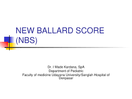 Lecture 4 New Ballard Score Ppt Powerpoint
