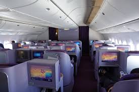 review thai airways 777 business cl