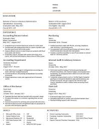 Student or graduate resumes are inherently different due to a lack of rich work experience. Accounting Grad Student Resume Critique Please Help Accounting