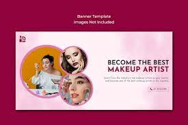 makeup banner free vectors psds to