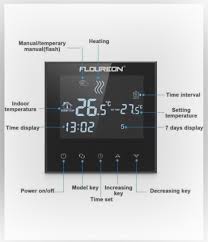 floureon wifi heating thermostat lcd