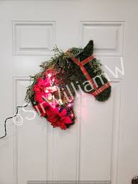 handmade horse wreath