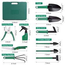 Garden Tool Set Kids 10 Pieces Hand