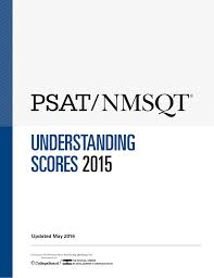 Psat Nmsqt Understanding Scores 2015