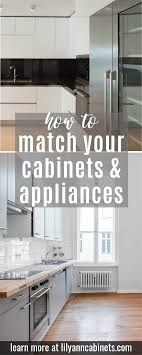 Choosing to use white appliances with kitchen cabinets of any other finish tends to look outdated. How To Match Cabinets And Appliances In Your Kitchen