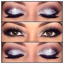 silver prom eye makeup musely
