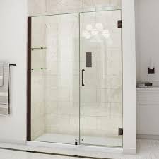 Frameless Hinged Shower Door