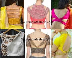 Stylish Cut Out Blouse Designs South India Fashion