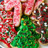 Candy cane cake batter cookies. 1