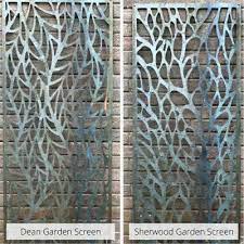 decorative garden metal screen privacy