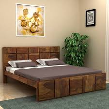 Tirana Solid Sheesham Wood Bed