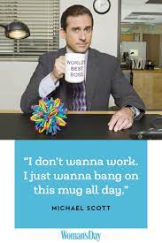 Everyone has bad days once in a while, and sometimes, all it takes is a kind or supportive word to help you snap out of the funk. The Office Quotes About Work Best Quotes From The Office