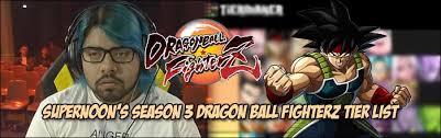 Maybe you would like to learn more about one of these? Event Hubs On Twitter Supernoon Releases A Rough Season 3 Tier List For Dragon Ball Fighterz Thesupernoon Dbfz Dbfighterz Https T Co X5u9i2ie2p Https T Co Xdu23qggao
