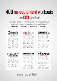 no equipment workouts book