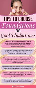 foundations for cool undertones