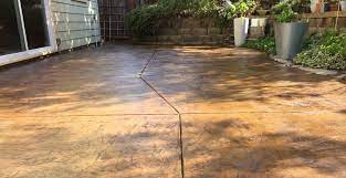 Concrete Stain And Sealer Patio