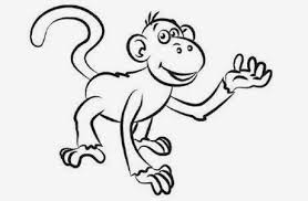 Desenhos para colorir de animais macaco. Desenho De Macaco Para Colorir E Imprimir