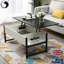 Wooden Coffee Table With Storage Lift