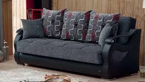 arizona gray fabric sofa bed by empire