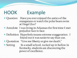 Persuasive Essay Hook How To Write A Good Hook For Your Essay