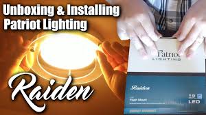 Patriot Lighting Raiden Ceiling Light Unboxing Installation Problem