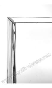 Rectangular Glass Vase Clear