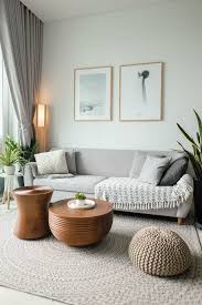 adding colour to a neutral living room