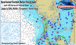 Boca Grande Charlotte Harbor Fishing Map Florida Gps