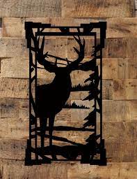 Buy Deer Metal Sign Cabin Wall Home