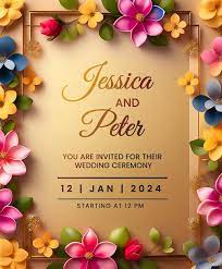 wedding invitation card background hd