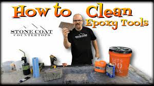 how to clean epoxy tools you