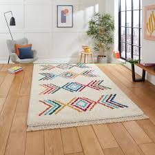 boho moroccan berber style rug multi