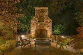 3 Outdoor Fireplace Lighting Ideas To