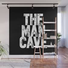 Man Cave Wall Mural By Wild Typography