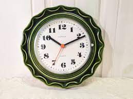 Kienzle Quartz Wall Clock Ceramic Green