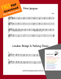 Le programme s'est aussi révélé malléable et utile. Free Sheet Music Pdf Download Frere Jacques London Bridge Is Falling Down For Beginning Level Sheet Music Violin Music French Songs