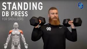 shoulder presses standing or sitting