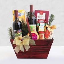 napa valley charm wine gift basket