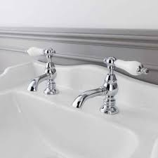 single basin taps porcelain lever