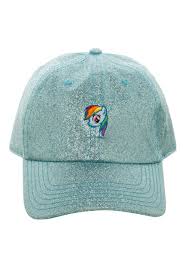 My Little Pony Rainbow Dash Glitter Fabric Dad Hat
